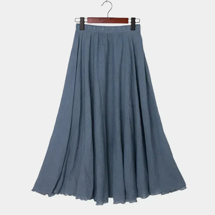 Kristýna Elegantní Vysokopásová Dlouhá Sukně Vzdušná