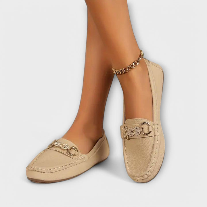 Sára Sofistikované Mocasíny Slipon Klasické Kožené
