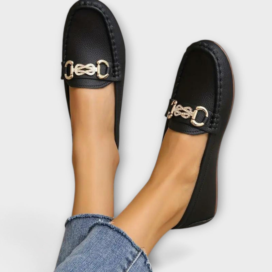 Sára Sofistikované Mocasíny Slipon Klasické Kožené