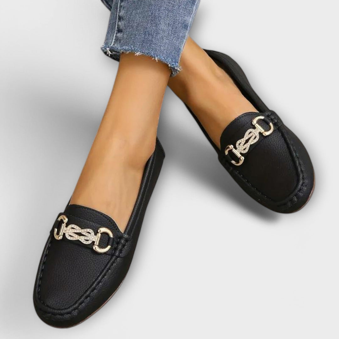 Sára Sofistikované Mocasíny Slipon Klasické Kožené