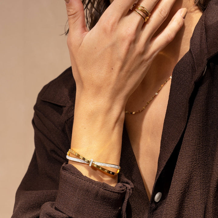 Eva Sofistikovaná Minimalistický Náramek Nerezová Stylová