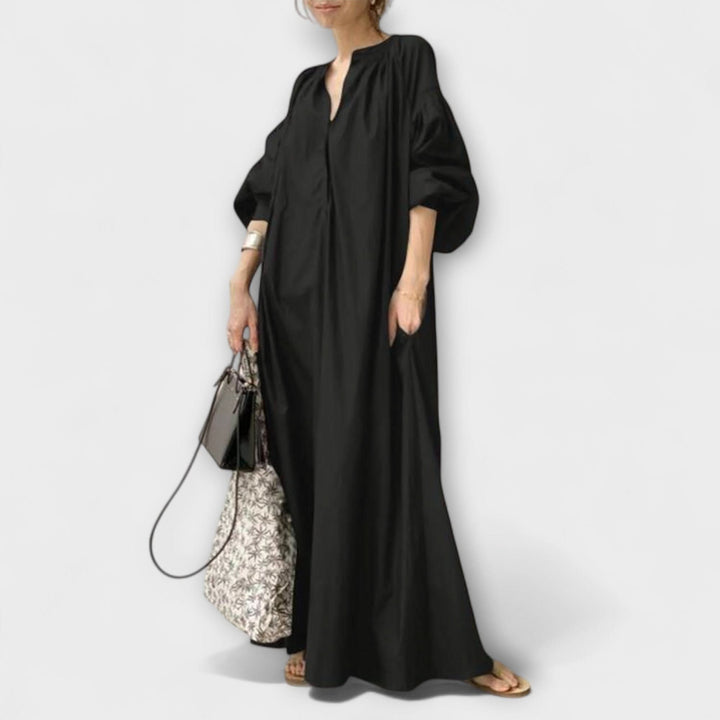 Gerhilde – Elegantní Midi Šaty
